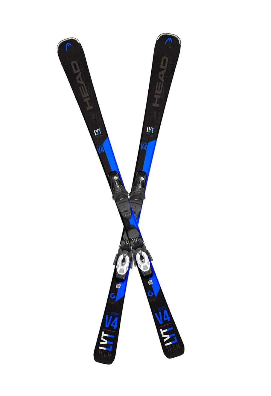 Head Unisex V-Shape V4 LYT Powerrail Graphene Black/Blue Piste